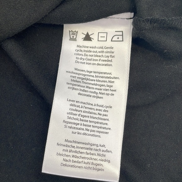 HARLEY DAVIDSON SZ M BLACK LONG SLEEVE SHIRT - Picture 5 of 6